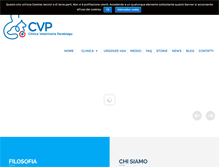 Tablet Screenshot of clinicaveterinariaparabiago.it